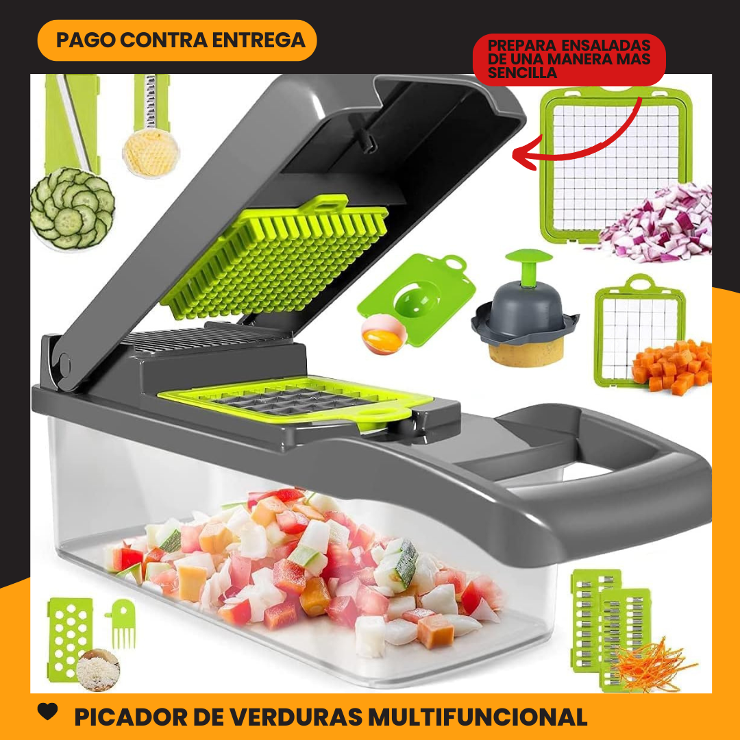 Cortador de Verduras Multifuncional 🥗